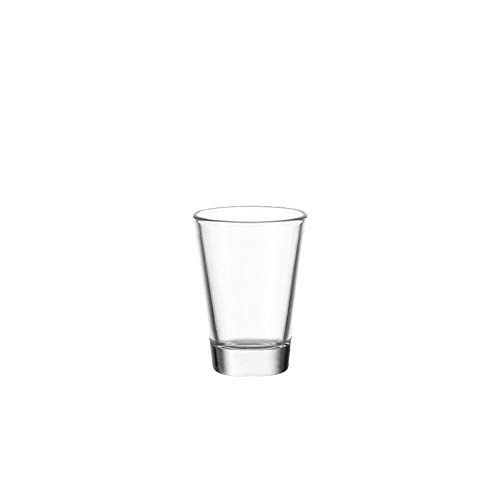 Leonardo Ciao Schnaps-Glas, 1 Stück, spülmaschinengeeignetes Shot-Glas, Schnaps-Becher aus Glas, Stamper, Pinnchen, 1 Glas, 6 cl, 60 ml, 0126663 von Leonardo