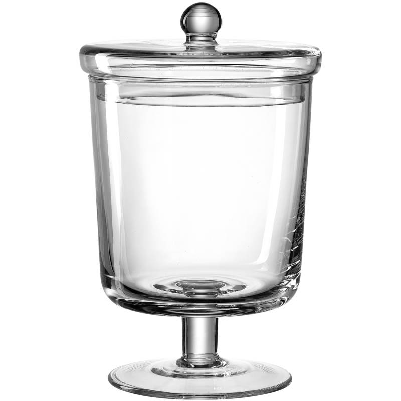 Leonardo Dose auf Fuß Poesia 24,5cm in Farbe klar Leonardo Dose auf Fuß Poesia 24,5cm in Farbe klar von Leonardo