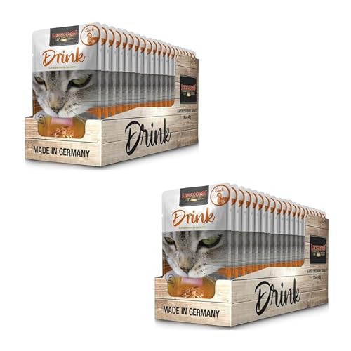 Leonardo Drink Duck | Doppelpack | 2 x 20 x 40 g | Ergänzungsfuttermittel für ausgewachsene Katzen | In praktischen Einzelportionen | Getreidefreie Fleischbrühe Leonardo Drink Duck | Doppelpack | 2 x 20 x 40 g | Ergänzungsfuttermittel für ausgewachsene Katzen | In praktischen Einzelportionen | Getreidefreie Fleischbrühe von Leonardo