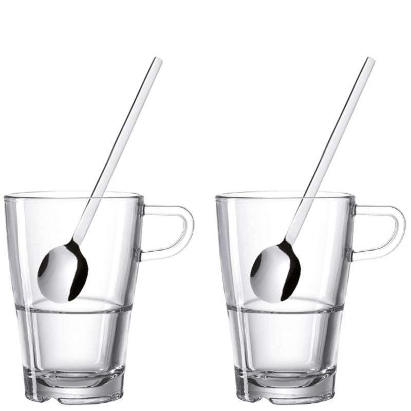 Leonardo Latte-Macchiato-Löffel Senso in Farbe klar von Leonardo