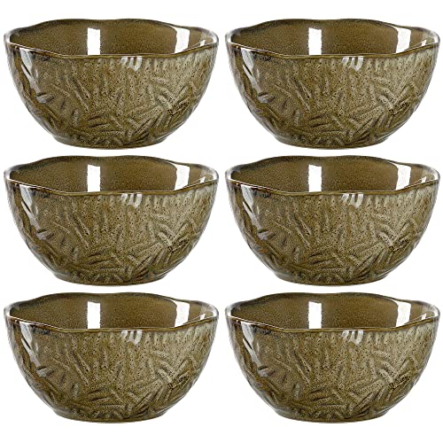 LEONARDO HOME 018581 MATERA Keramikschale 12 cm beige 6er Set, Keramik von LEONARDO HOME