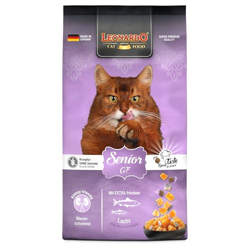 LEONARDO Senior GF für Katzen, 7,5kg, mit frischem Lachs, leicht verdaulich, getreidefrei, Alleinfutter, Made in Germany LEONARDO Senior GF für Katzen, 7,5kg, mit frischem Lachs, leicht verdaulich, getreidefrei, Alleinfutter, Made in Germany von Leonardo