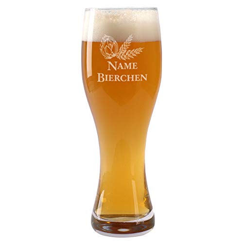 Leonardo Weizenglas Taverna 0,5 l - Bierchen - mit Gratis Gravur des Namens von LEONARDO HOME