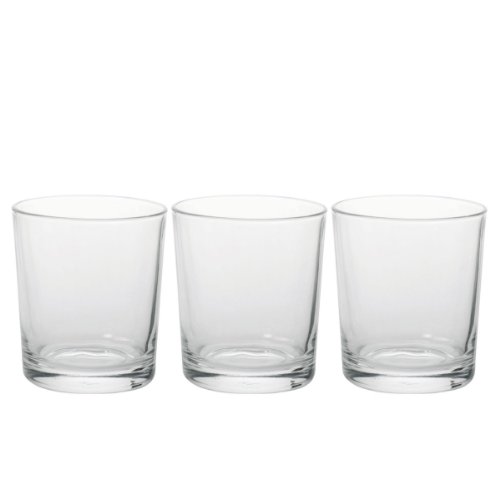 montana gala Trink-Gläser, 3er Set, spülmaschinengeeignete Wasser-Gläser, Trink-Becher aus Glas, Saft-Gläser, Getränke-Set, 240 ml, 030161 von montana