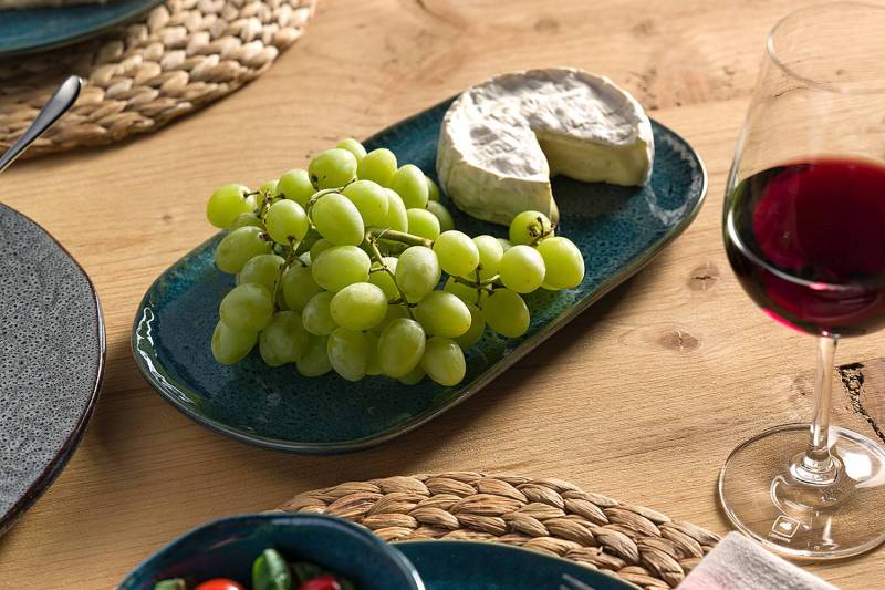 home24 Servierplatte 32 x 18cm Blau/Blau home24 Servierplatte 32 x 18cm Blau/Blau von home24