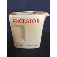 Vintage Dewar's 12 Jahre Scotch Whisky Wasserkrug - Moulin Des Loups Orchies von Leonascollections