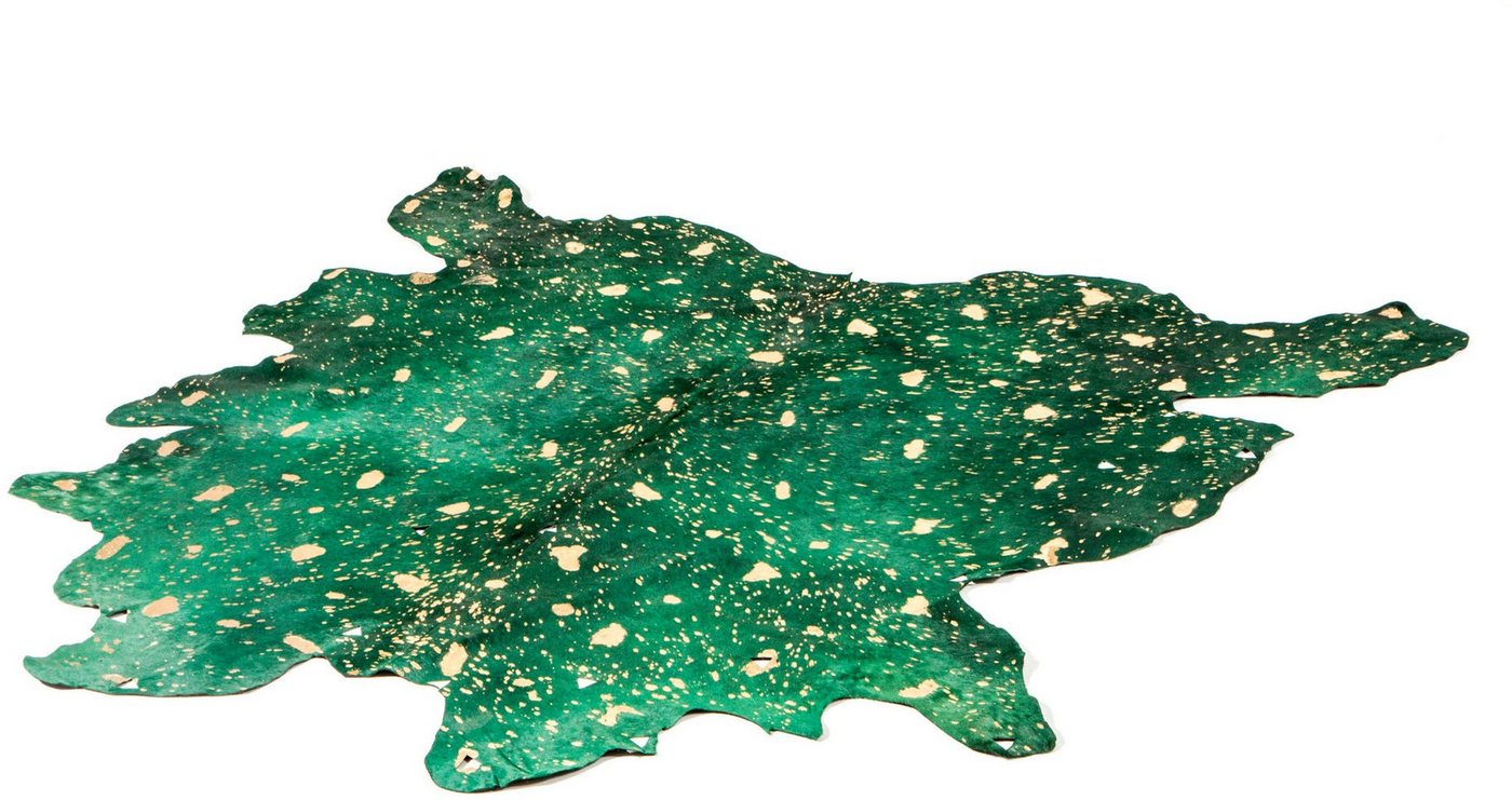 Fellteppich Elaya, Leonique, fellförmig, Höhe: 12 mm, stilvoll, Teppich aus Leder von Leonique
