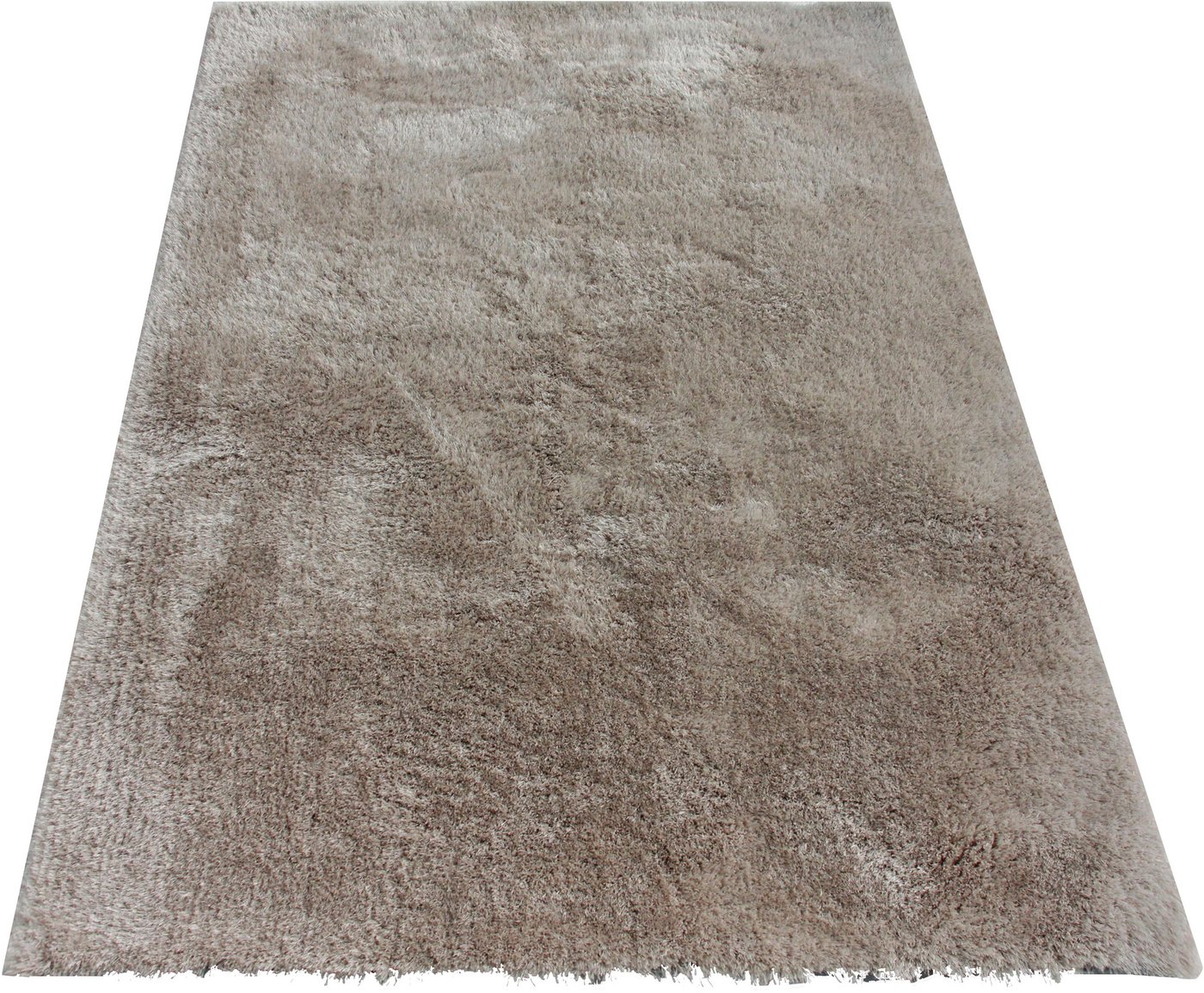 Hochflor-Teppich Lagos, Leonique, rechteckig, Höhe: 45 mm, Mikrofaser Teppiche, flauschig, einfarbig, Wohnzimmer, Schlafzimmer von Leonique