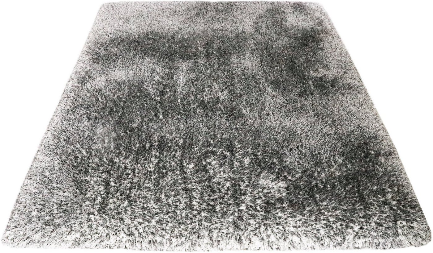 Hochflor-Teppich Lasse, Leonique, rechteckig, Höhe: 76 mm, Mikrofaser, Shaggy-Look, meliertes Garn von Leonique
