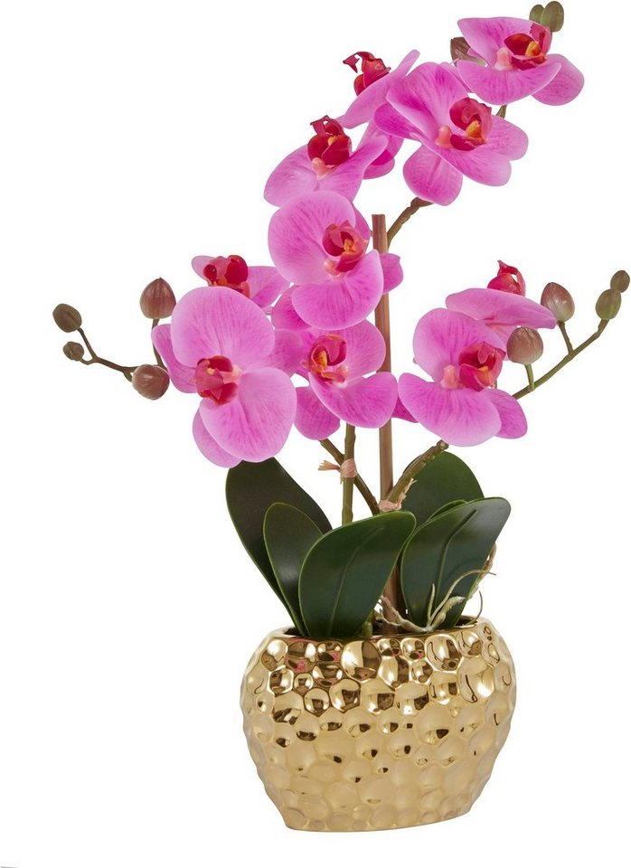 Kunstpflanze Orchidee Orchidee, Leonique, Höhe 38 cm, Kunstorchidee, im Topf von Leonique