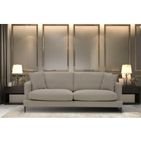 Leonique 3-Sitzer "Cozy elegantes Designsofa, Maße B/T/H: 211/97/80 cm", mit losen Kissen und Metallbeinen Leonique 3-Sitzer "Cozy elegantes Designsofa, Maße B/T/H: 211/97/80 cm", mit losen Kissen und Metallbeinen von Leonique