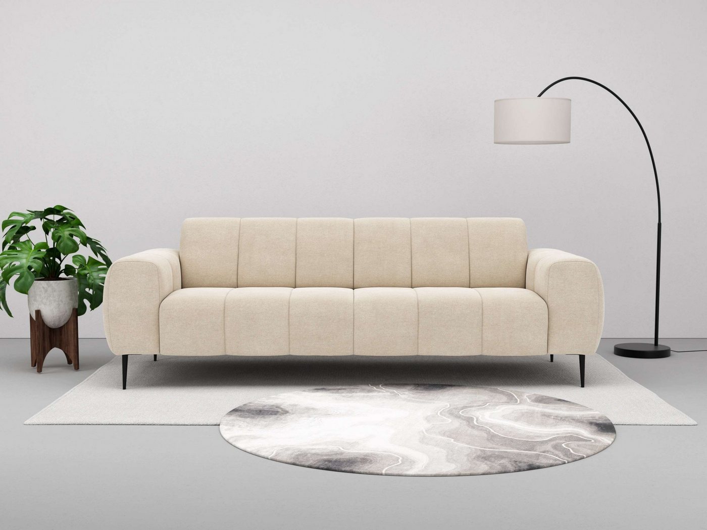 Leonique 3-Sitzer Ondria, Sofa mit exzellentem Sitzkomfort und modernem Design von Leonique