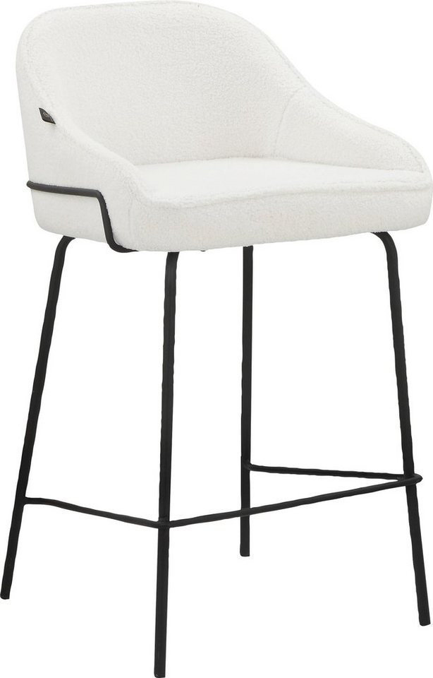 Leonique 4-Fußstuhl Puant (2 St), mit Stoff aus Polyester/recyceltem Polyester, Sitzhöhe 65 cm von Leonique