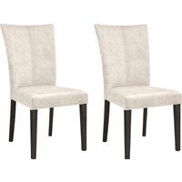 Leonique 4-Fußstuhl "Vence" (Set) 2 Stk.mit Rautensteppung in der Rückenlehne, Beine aus massiver Buche von Leonique