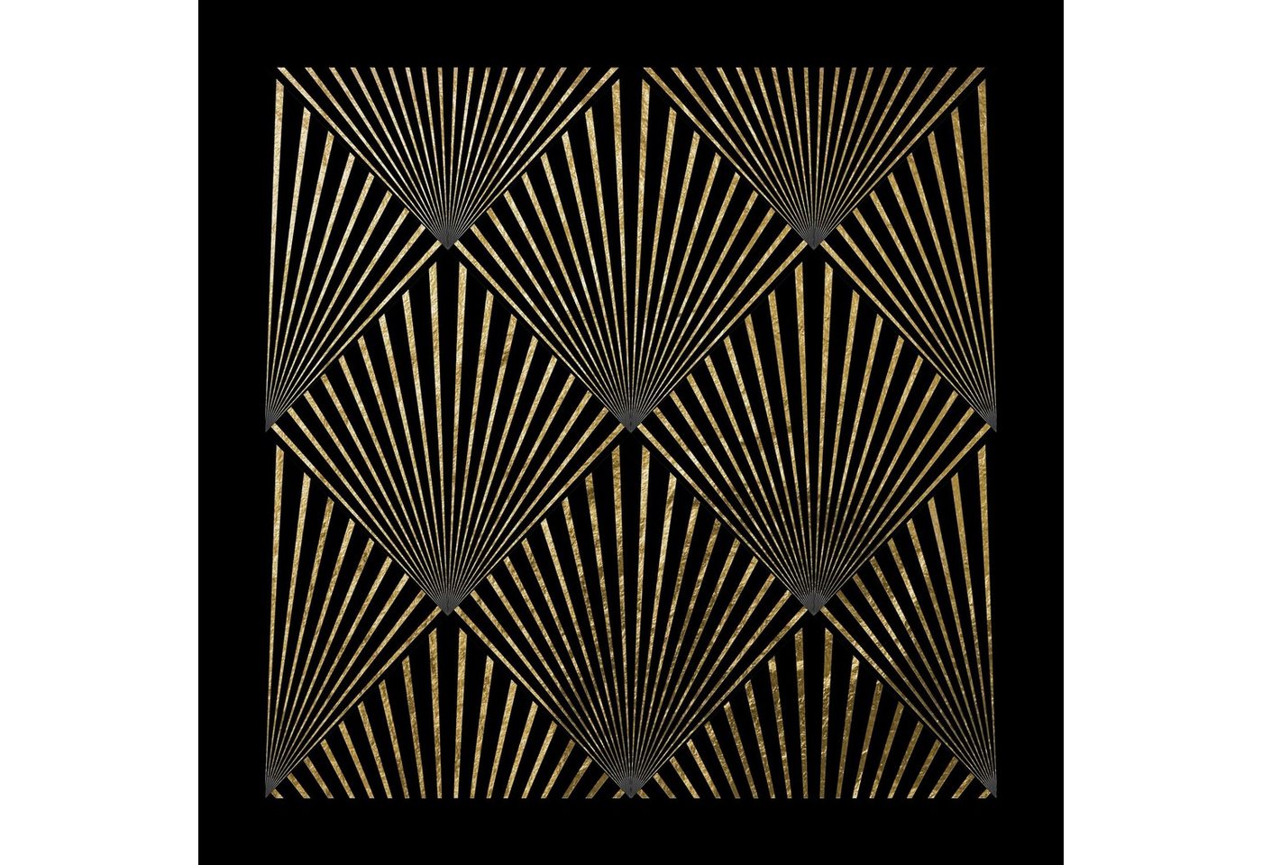 Leonique Acrylglasbild Abstrakte Formen - Acrylbilder mit Blattgold veredelt, (1 St), Goldveredelung, Handgearbeitet, Gerahmt, Edel von Leonique