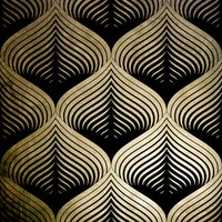 Leonique Acrylglasbild "Blätter - Acrylbilder mit Blattgold veredelt", Blätter, (1 St.) von Leonique