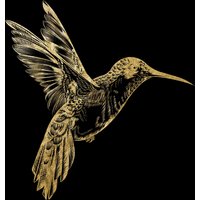 Leonique Acrylglasbild "Kolibri - Acrylbilder mit Blattgold veredelt", (1 St.) von Leonique