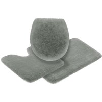 Leonique Badematte "Ransol, besonders langer Flor, sehr flauschig", fußbodenheizungsgeeignet-strapazierfähig, Badteppich, Kaninchenfell-Haptik, rechteckig, rund & als 3-tlg. Set von Leonique