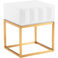 Leonique Beistelltisch "Alais, TOPSELLER, OTTOs Choice" in 3D-Optik, goldfarbenes Metallgestell, auch als Nachttisch geeignet Leonique Beistelltisch "Alais, TOPSELLER, OTTOs Choice" in 3D-Optik, goldfarbenes Metallgestell, auch als Nachttisch geeignet von Leonique