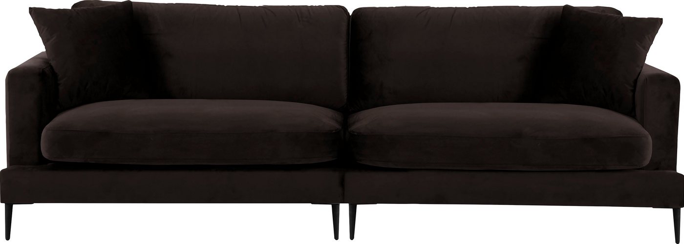 Leonique Big-Sofa Cozy, mit losen Kissen und Metallbeinen von Leonique