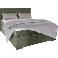 Leonique Boxbett "Alfie, Bestseller, wahlweise mit Bettkasten", mit Knopfheftung im Kopfteil, H2, H3 und H4 wählbar von Leonique