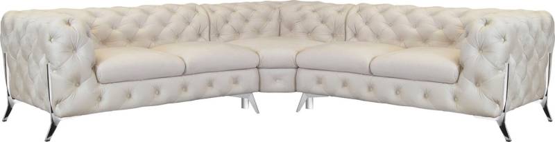 Leonique Chesterfield-Sofa Amaury L-Form, Chesterfield-Optik, Breite/Tiefe je 262 cm, Fußfarbe wählbar Leonique Chesterfield-Sofa Amaury L-Form, Chesterfield-Optik, Breite/Tiefe je 262 cm, Fußfarbe wählbar von Leonique