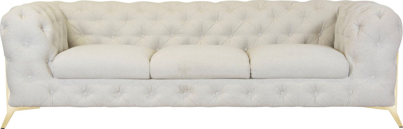 Leonique Chesterfield-Sofa Amaury, aufwändige Knopfheftung, moderne Chesterfield Optik, Fußfarbe wählbar Leonique Chesterfield-Sofa Amaury, aufwändige Knopfheftung, moderne Chesterfield Optik, Fußfarbe wählbar von Leonique