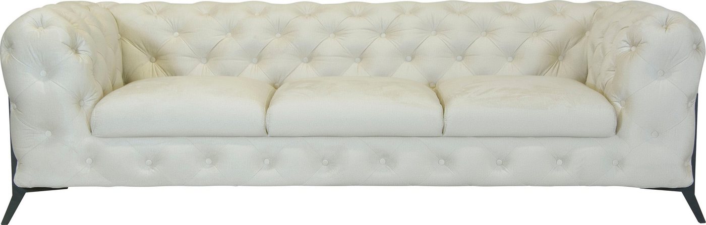 Leonique Chesterfield-Sofa Amaury, aufwändige Knopfheftung, moderne Chesterfield Optik, Fußfarbe wählbar Leonique Chesterfield-Sofa Amaury, aufwändige Knopfheftung, moderne Chesterfield Optik, Fußfarbe wählbar von Leonique