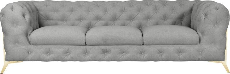 Leonique Chesterfield-Sofa Amaury, aufwändige Knopfheftung, moderne Chesterfield Optik, Fußfarbe wählbar Leonique Chesterfield-Sofa Amaury, aufwändige Knopfheftung, moderne Chesterfield Optik, Fußfarbe wählbar von Leonique