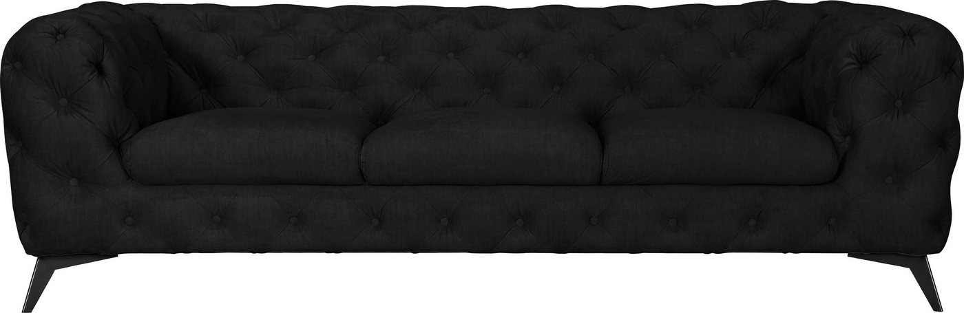 Leonique Chesterfield-Sofa Glynis, aufwändige Knopfheftung, moderne Chesterfield Optik, Fußfarbe wählbar Leonique Chesterfield-Sofa Glynis, aufwändige Knopfheftung, moderne Chesterfield Optik, Fußfarbe wählbar von Leonique