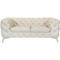 Leonique Chesterfield-Sofa "Glynis" aufwändige Knopfheftung, moderne Chesterfield Optik, Fußfarbe wählbar von Leonique