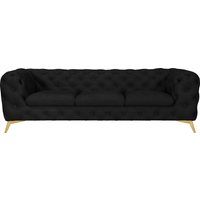 Leonique Chesterfield-Sofa "Glynis" aufwändige Knopfheftung, moderne Chesterfield Optik, Fußfarbe wählbar Leonique Chesterfield-Sofa "Glynis" aufwändige Knopfheftung, moderne Chesterfield Optik, Fußfarbe wählbar von Leonique