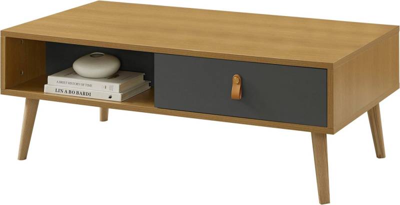 Leonique Couchtisch Avril, Eichen-Melamin, FSC-zertifiziertem Eschenholz, Breite 110 cm von Leonique