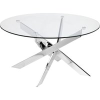 Leonique Couchtisch "Luzie, TOPSELLER, OTTOs Choice" unterschiedliches Beingestell (in chrome und schwarz), Breite 80 cm von Leonique