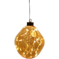 Leonique Dekokugel "Birdelle, Weihnachtsdeko mit LED Beleuchtung, in organischer Form" Ø ca. 12 cm, Christbaumkugeln, organische Kugeln aus Glas Leonique Dekokugel "Birdelle, Weihnachtsdeko mit LED Beleuchtung, in organischer Form" Ø ca. 12 cm, Christbaumkugeln, organische Kugeln aus Glas von Leonique