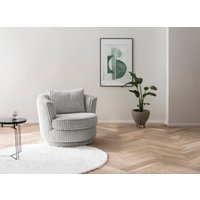 Home affaire Drehsessel "MAISIE, Lese-Sessel, Love Seat," trendige Stoffe MEGA CORD und Web-Velours, 360 Grad drehbar von home affaire