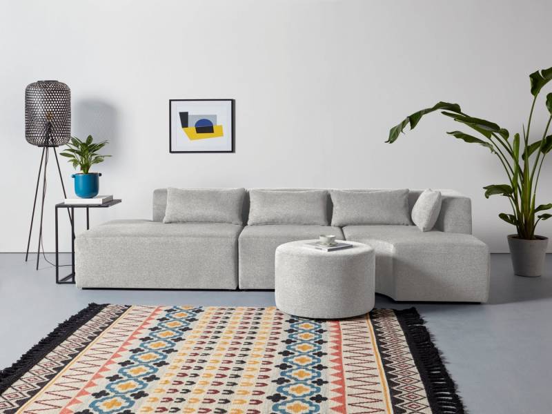 Leonique Ecksofa Alexane L-Form, zusammengesetzt aus Modulen, in vielen Bezugsqualitäten und Farben von Leonique