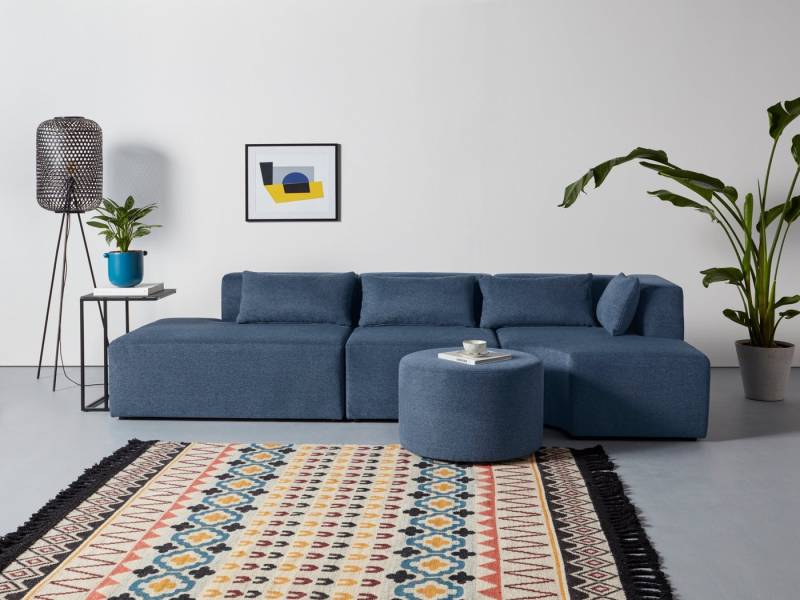 Leonique Ecksofa Alexane L-Form, zusammengesetzt aus Modulen, in vielen Bezugsqualitäten und Farben von Leonique