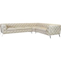 Leonique Chesterfield-Sofa "Amaury L-Form" von Leonique