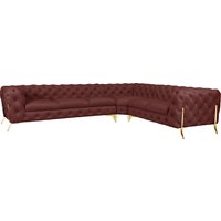 Leonique Chesterfield-Sofa "Amaury L-Form" von Leonique