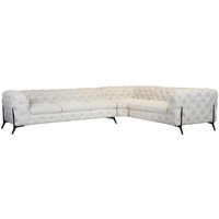 Leonique Chesterfield-Sofa "Amaury L-Form" von Leonique