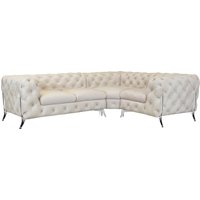 Leonique Chesterfield-Sofa "Amaury L-Form" von Leonique