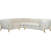 Leonique Chesterfield-Sofa "Amaury L-Form" von Leonique