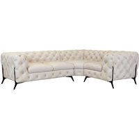 Leonique Chesterfield-Sofa "Amaury L-Form" von Leonique