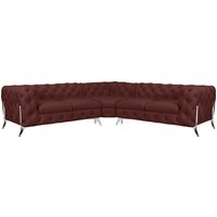 Leonique Chesterfield-Sofa "Amaury L-Form" von Leonique