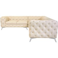 Leonique Chesterfield-Sofa "Glynis L-Form" von Leonique