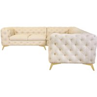 Leonique Chesterfield-Sofa "Glynis L-Form" von Leonique