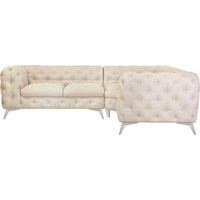 Leonique Chesterfield-Sofa "Glynis L-Form" von Leonique