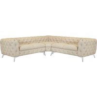 Leonique Chesterfield-Sofa "Glynis L-Form" von Leonique