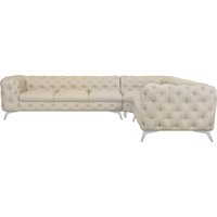 Leonique Chesterfield-Sofa "Glynis L-Form" von Leonique